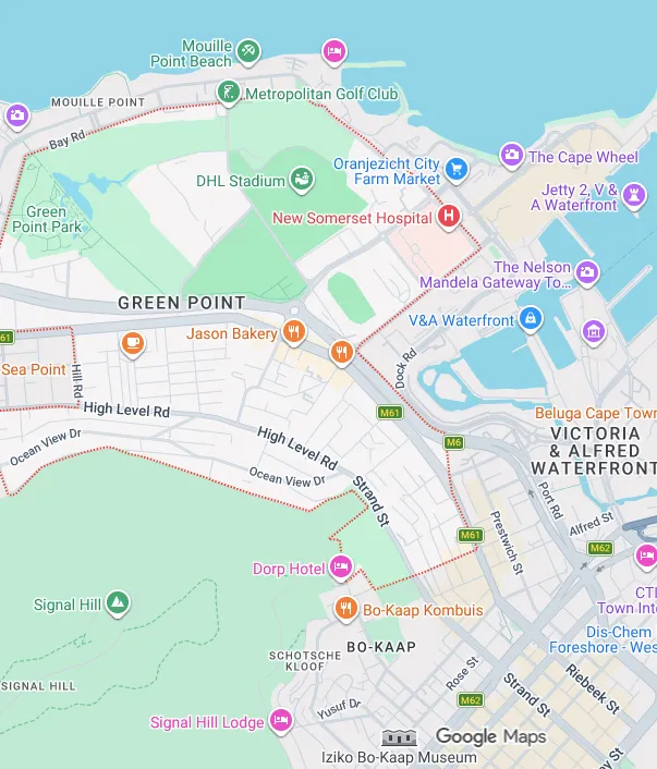 Map of Green Point
